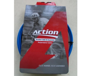 Набор оплеток и тросов Ashima Action [Blue], Gear Ø1.2 mm